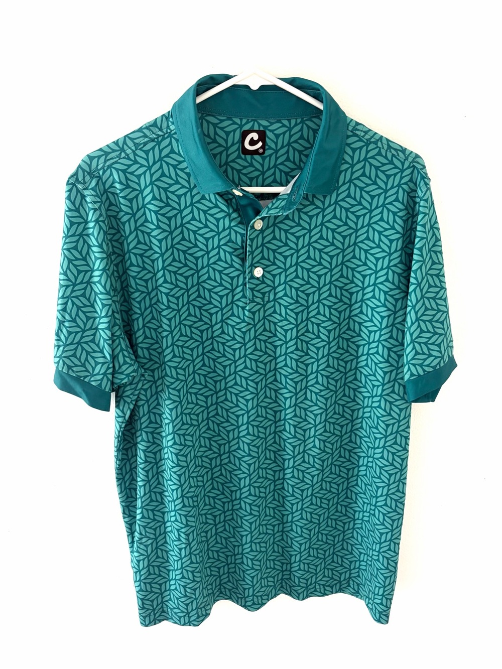Clubhouse Golf Company Drivin’ Greens Performance Polo, Size: Medium